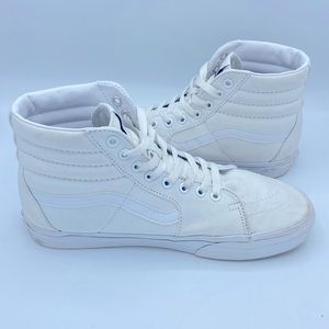 🔥 Vans Sk8 High True White 8.5 🔥